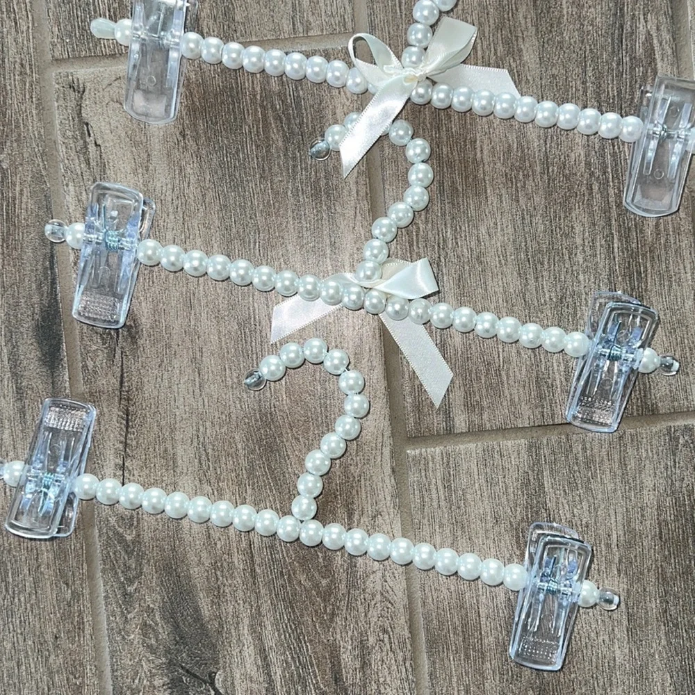 5 Homegoods Kids Pearl Pant Short Hangers 11.5 inches